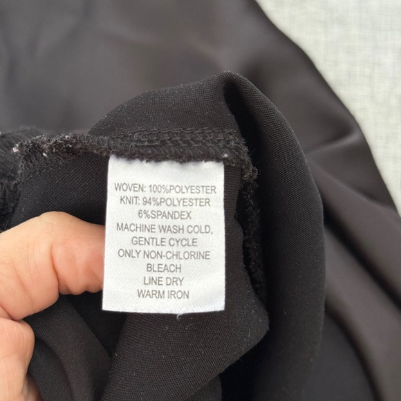 House of Harlow 1960 Black Satin Bodysuit - Picture 6 of 6